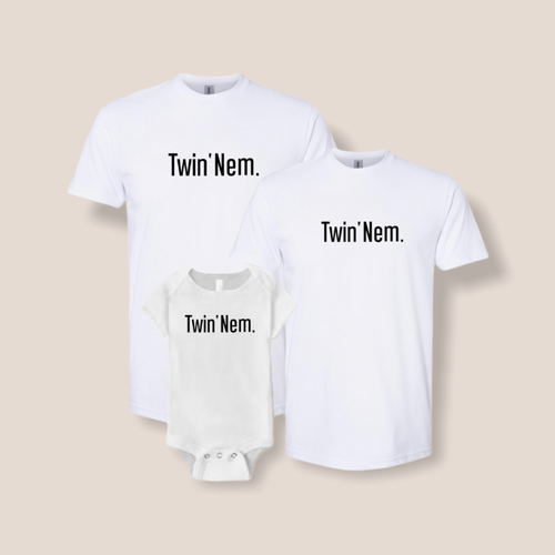 Twin 'Nem. Short Sleeve - Unisex family shirt